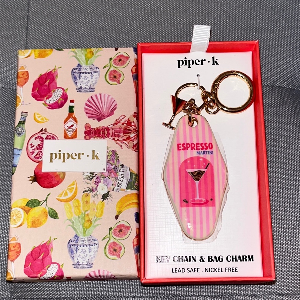Piper K Espresso Martini Bag Charm